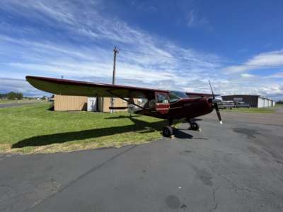 Aeronca Sedan N1182H parked