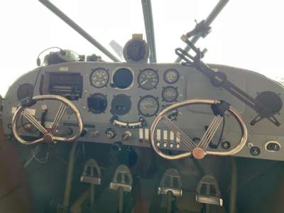 Aeronca Sedan N1182H Flight Deck