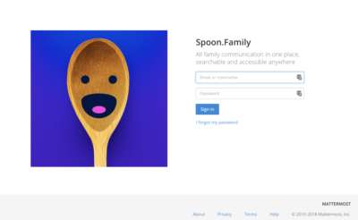 Browser Log In for Spoon.Family