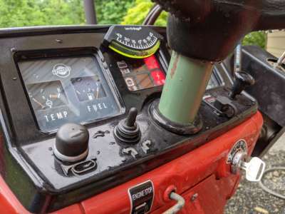 Yanmar Tractor Rebuilt Dash with broken electronics
