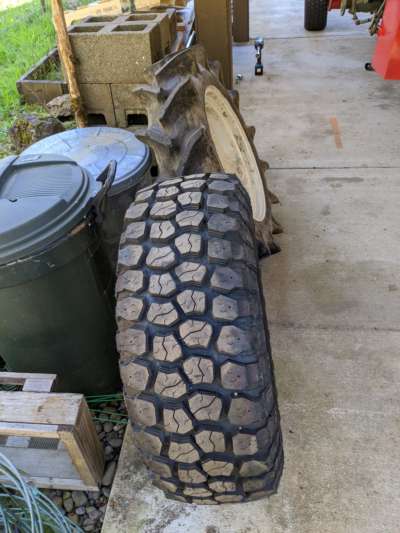 Yanmar Tractor Tires Rear Swap