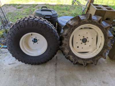 Yanmar Tractor Tires Rear Swap